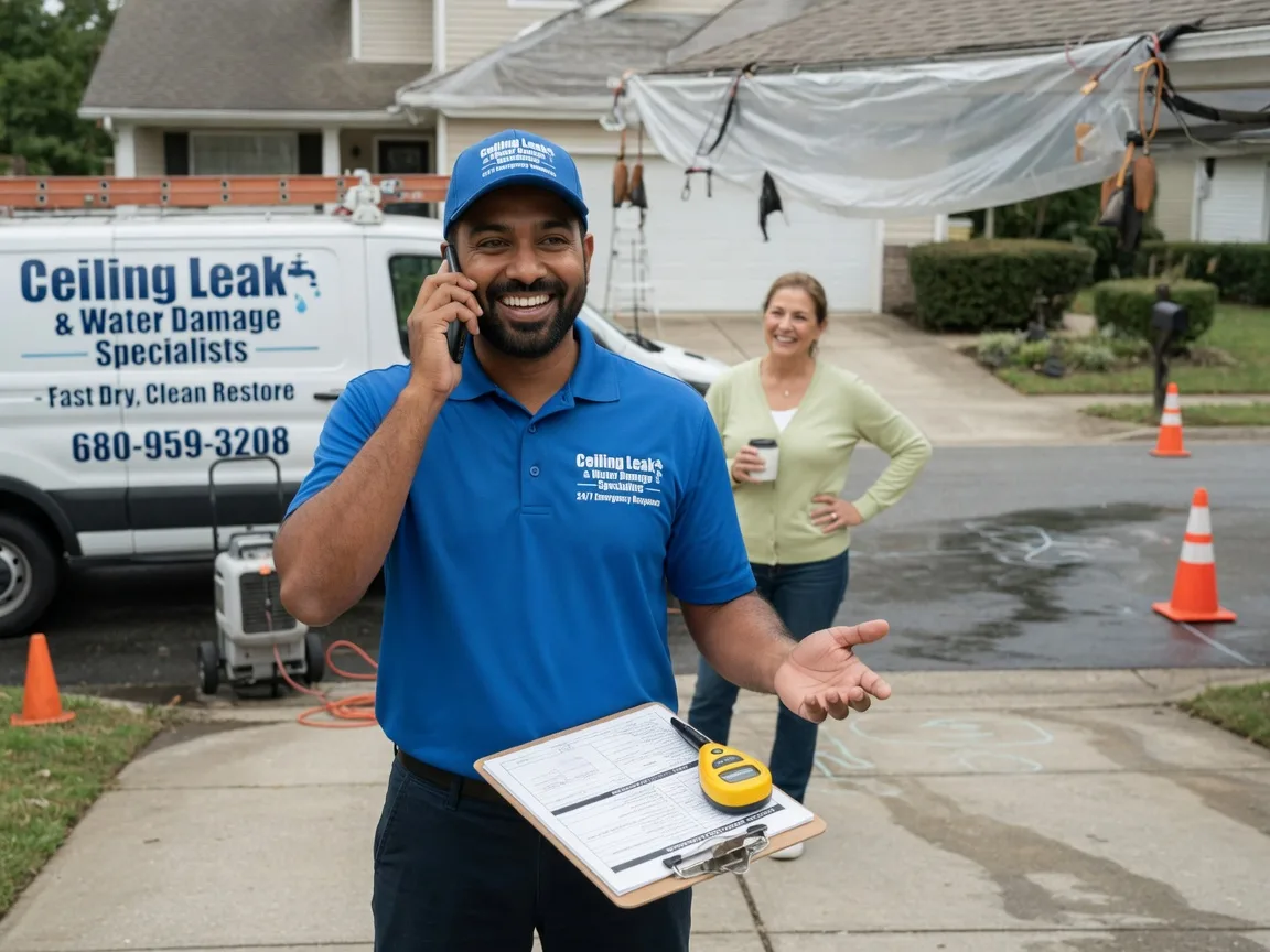 Ceiling Leak Cleanup Spencer, TN FAQs